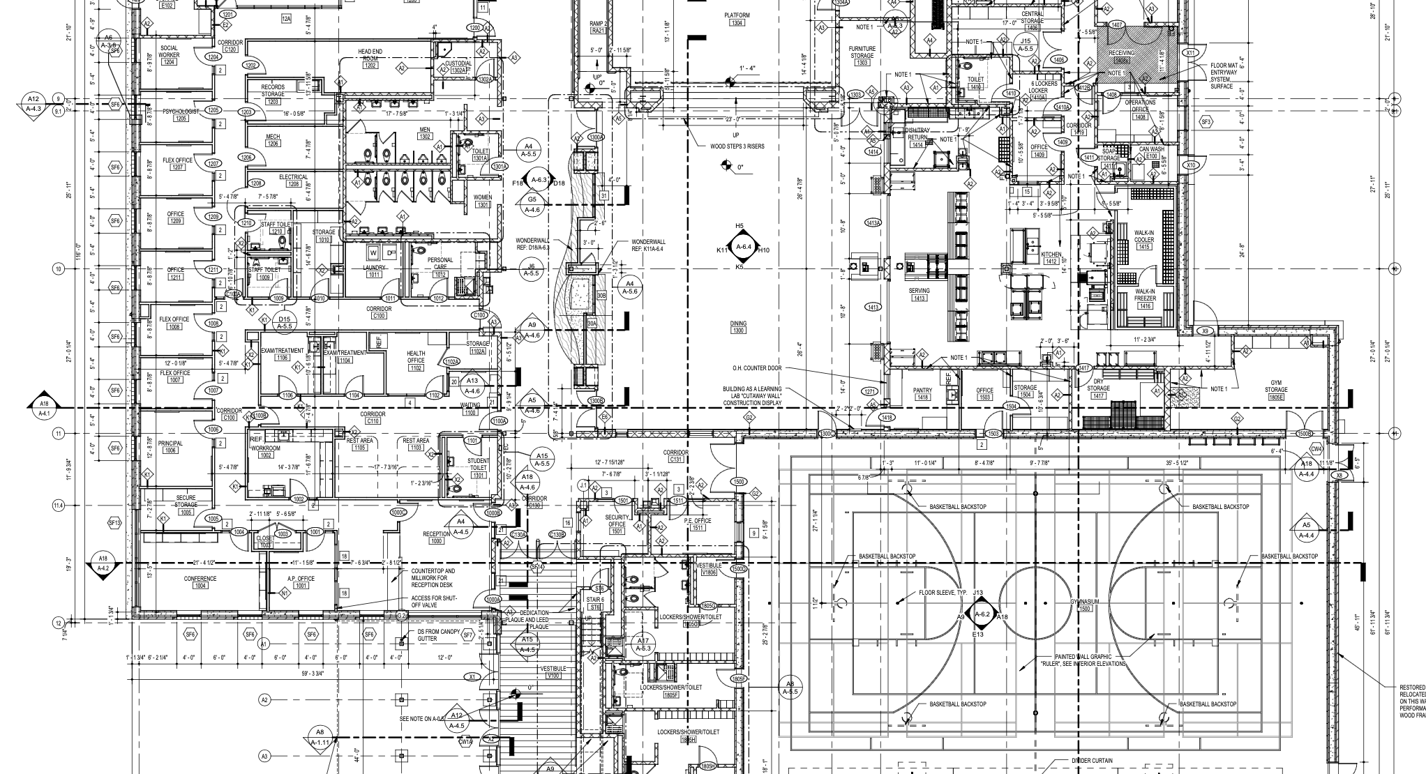 Architectural drawing background